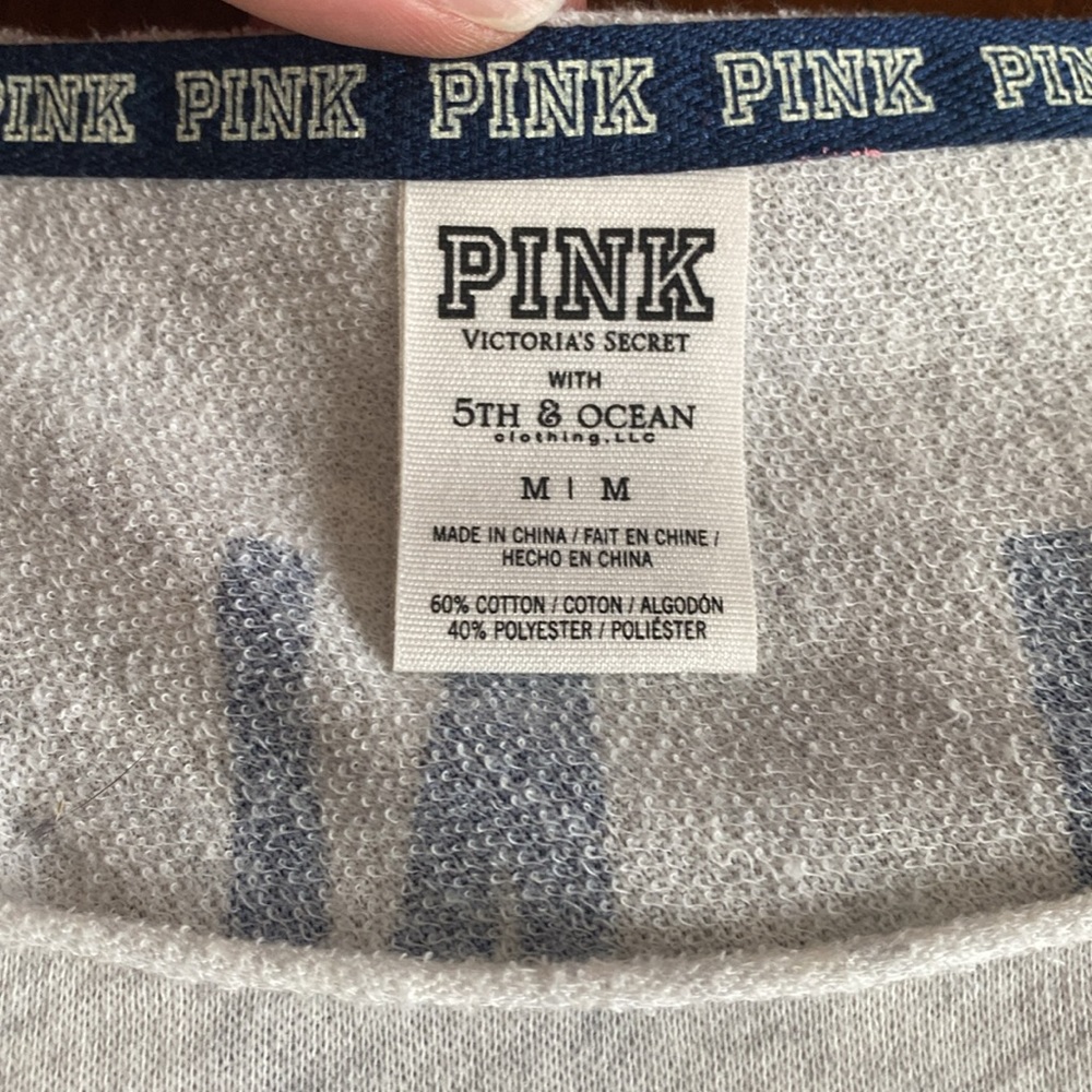 Detroit Tigers PINK Victoria's Secret 3/4 sleeve - Picture 2 of 4